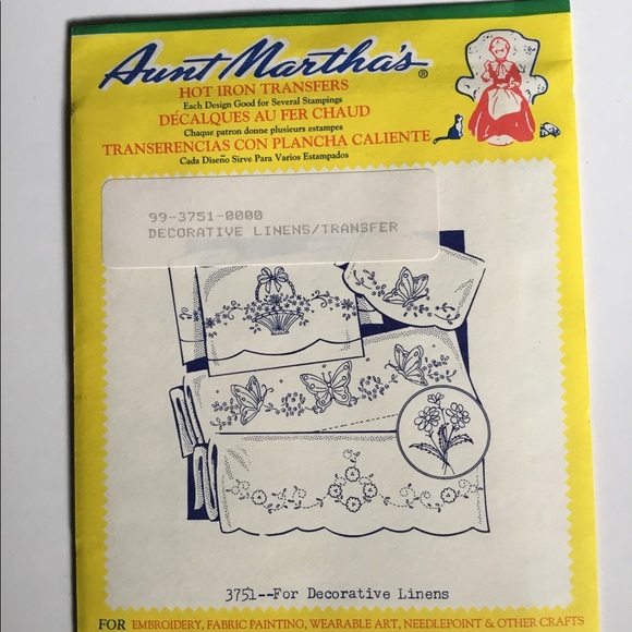 Aunt Martha’s collection of iron on transfer patterns for embroidery work. - Picture 6 of 9